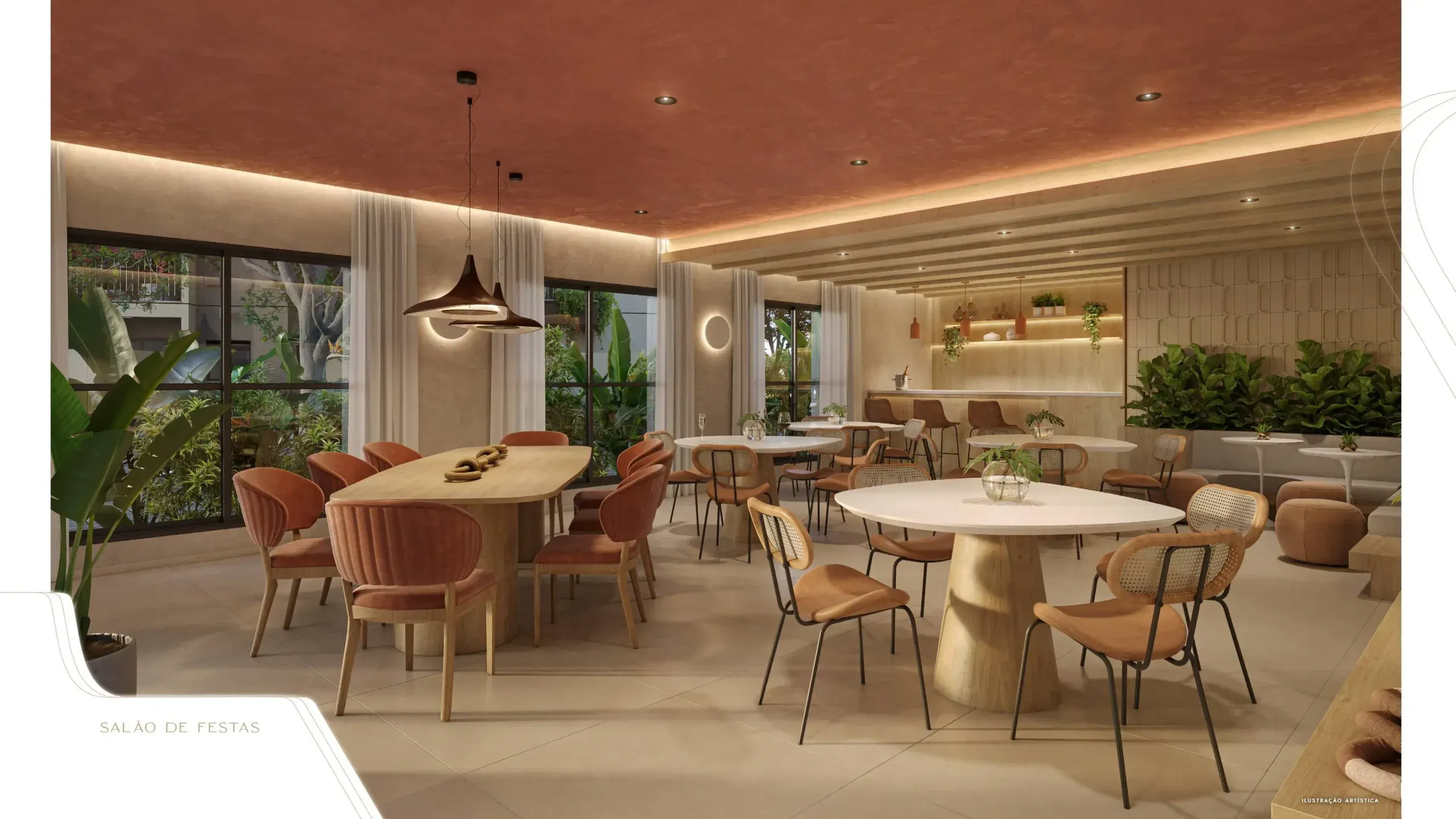 Espaço gourmet do Living Wellness Grajaú