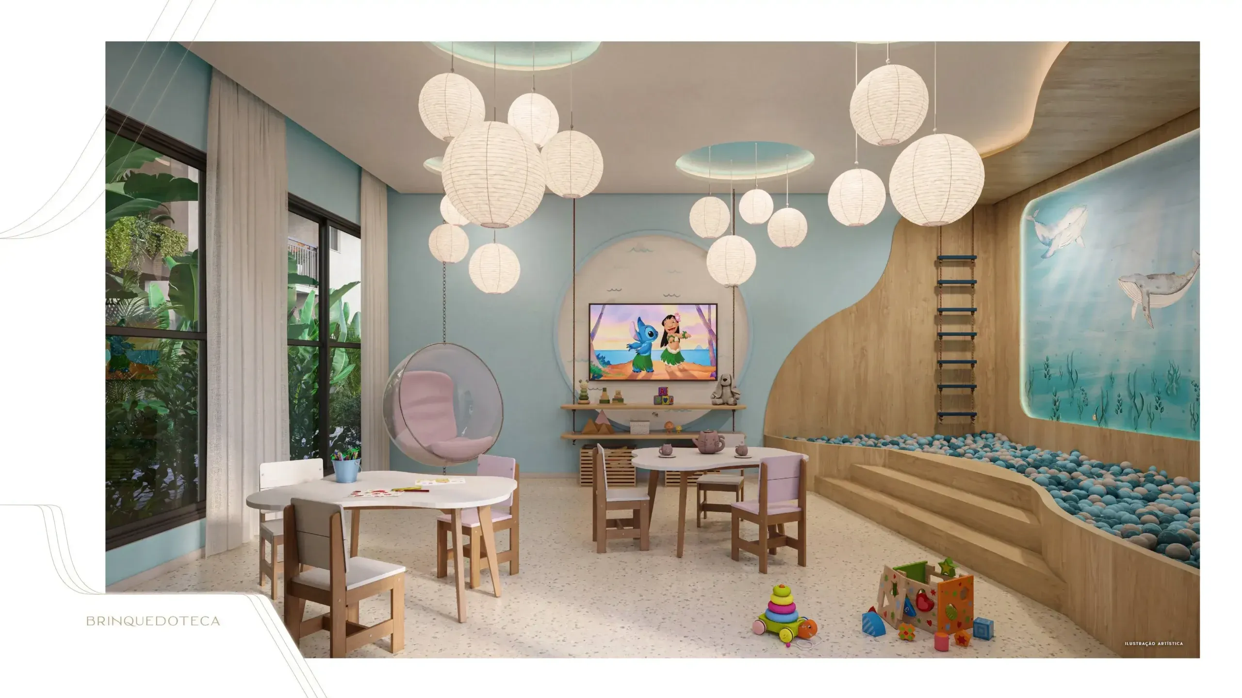 Brinquedoteca do Living Wellness Grajaú